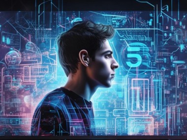 男生科技动态壁纸 5G物联网人工智能科技装饰方案