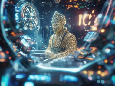 裸眼4K高清科技与财神壁纸，未来革命引领