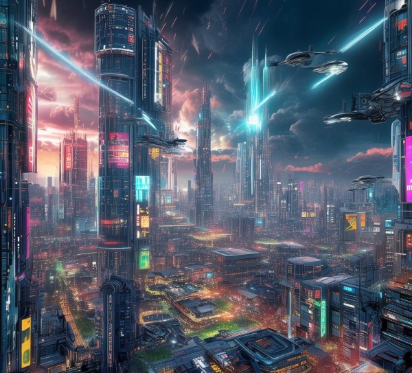末日科技壁纸，科技与未来完美结合的视觉盛宴