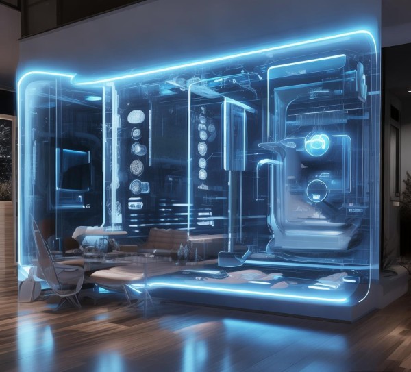 opporeno科技动态壁纸，未来家居生活新范式